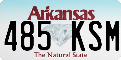 AR license plate 485KSM