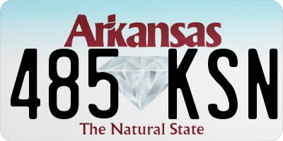 AR license plate 485KSN