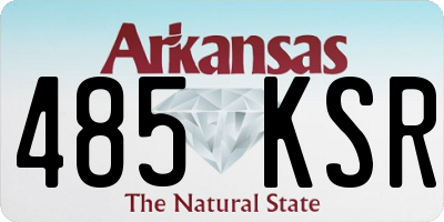 AR license plate 485KSR