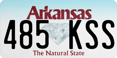 AR license plate 485KSS