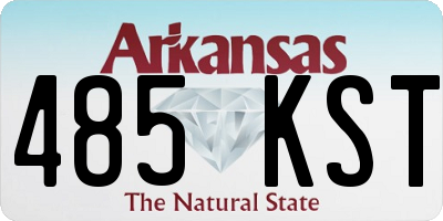 AR license plate 485KST