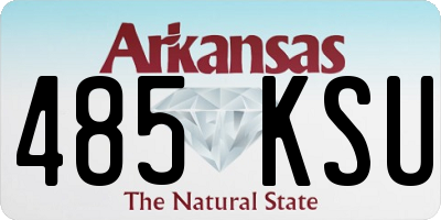 AR license plate 485KSU