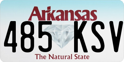 AR license plate 485KSV