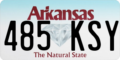 AR license plate 485KSY