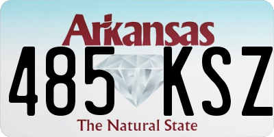 AR license plate 485KSZ
