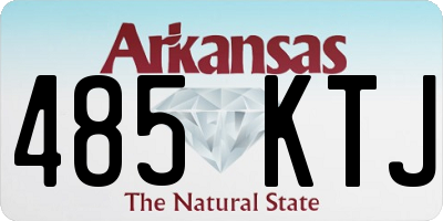 AR license plate 485KTJ