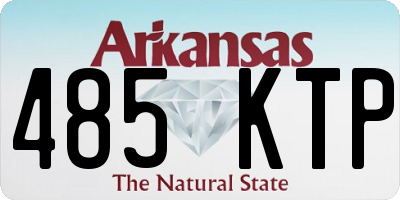 AR license plate 485KTP