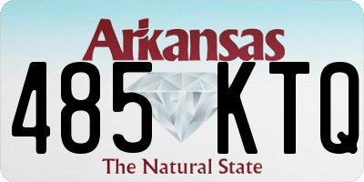 AR license plate 485KTQ
