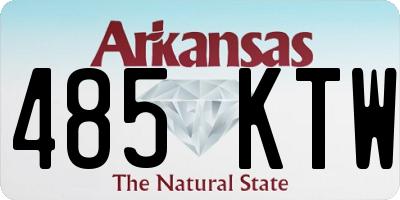 AR license plate 485KTW