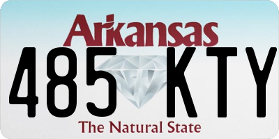 AR license plate 485KTY
