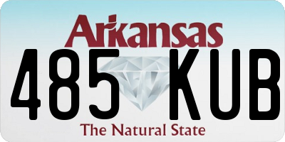 AR license plate 485KUB