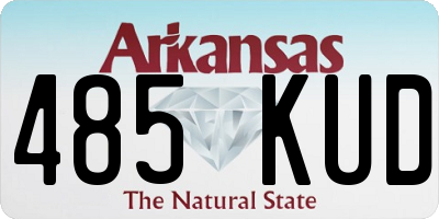 AR license plate 485KUD