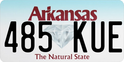 AR license plate 485KUE