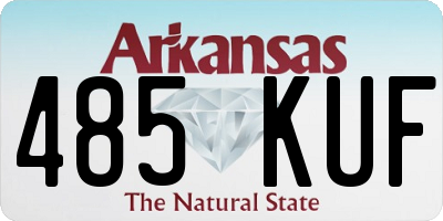 AR license plate 485KUF