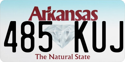 AR license plate 485KUJ