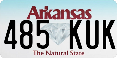 AR license plate 485KUK