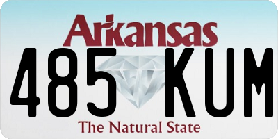 AR license plate 485KUM