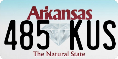 AR license plate 485KUS