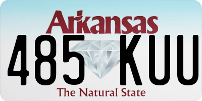 AR license plate 485KUU