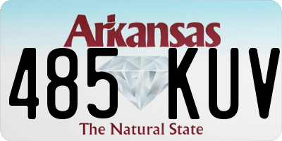 AR license plate 485KUV