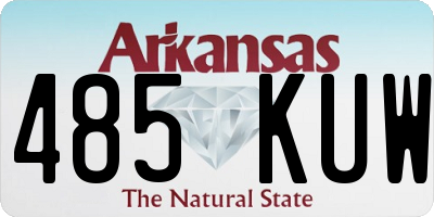AR license plate 485KUW