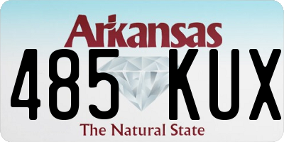 AR license plate 485KUX
