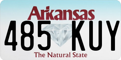 AR license plate 485KUY
