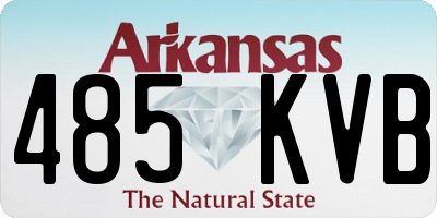 AR license plate 485KVB