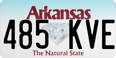 AR license plate 485KVE