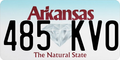 AR license plate 485KVO