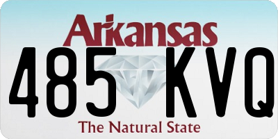 AR license plate 485KVQ