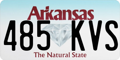 AR license plate 485KVS