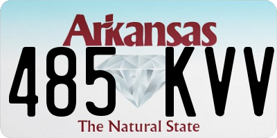 AR license plate 485KVV