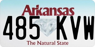 AR license plate 485KVW