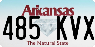 AR license plate 485KVX