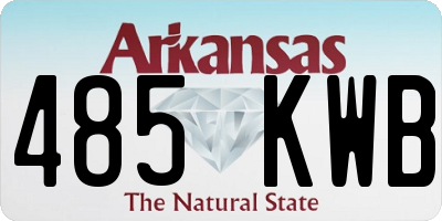 AR license plate 485KWB