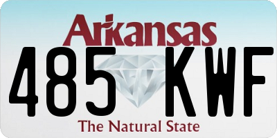 AR license plate 485KWF