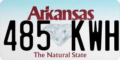 AR license plate 485KWH