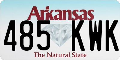 AR license plate 485KWK