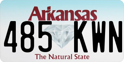 AR license plate 485KWN