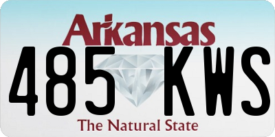 AR license plate 485KWS