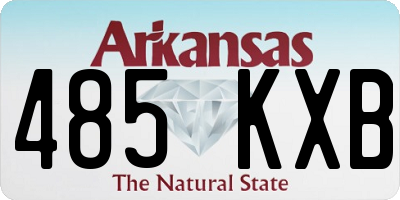 AR license plate 485KXB