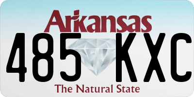 AR license plate 485KXC