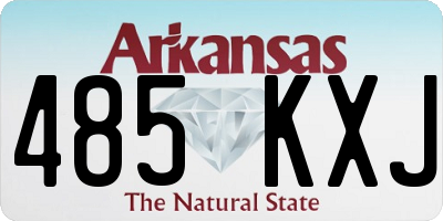 AR license plate 485KXJ