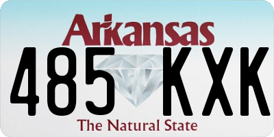 AR license plate 485KXK