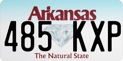 AR license plate 485KXP