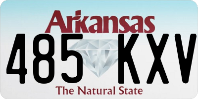 AR license plate 485KXV