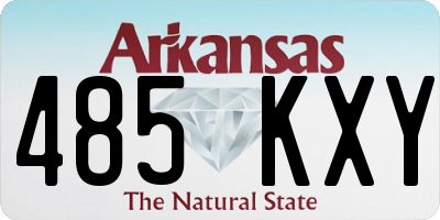 AR license plate 485KXY
