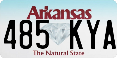 AR license plate 485KYA
