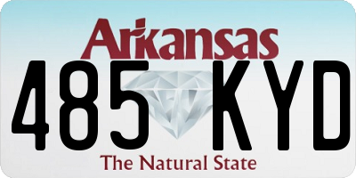AR license plate 485KYD